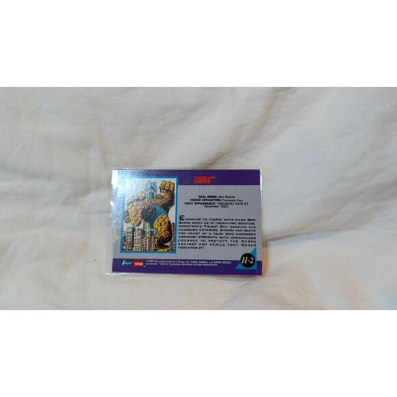 92 Impel Marvel Universe Series 3 Hologram The Thing H-2 - Picture 3 of 3